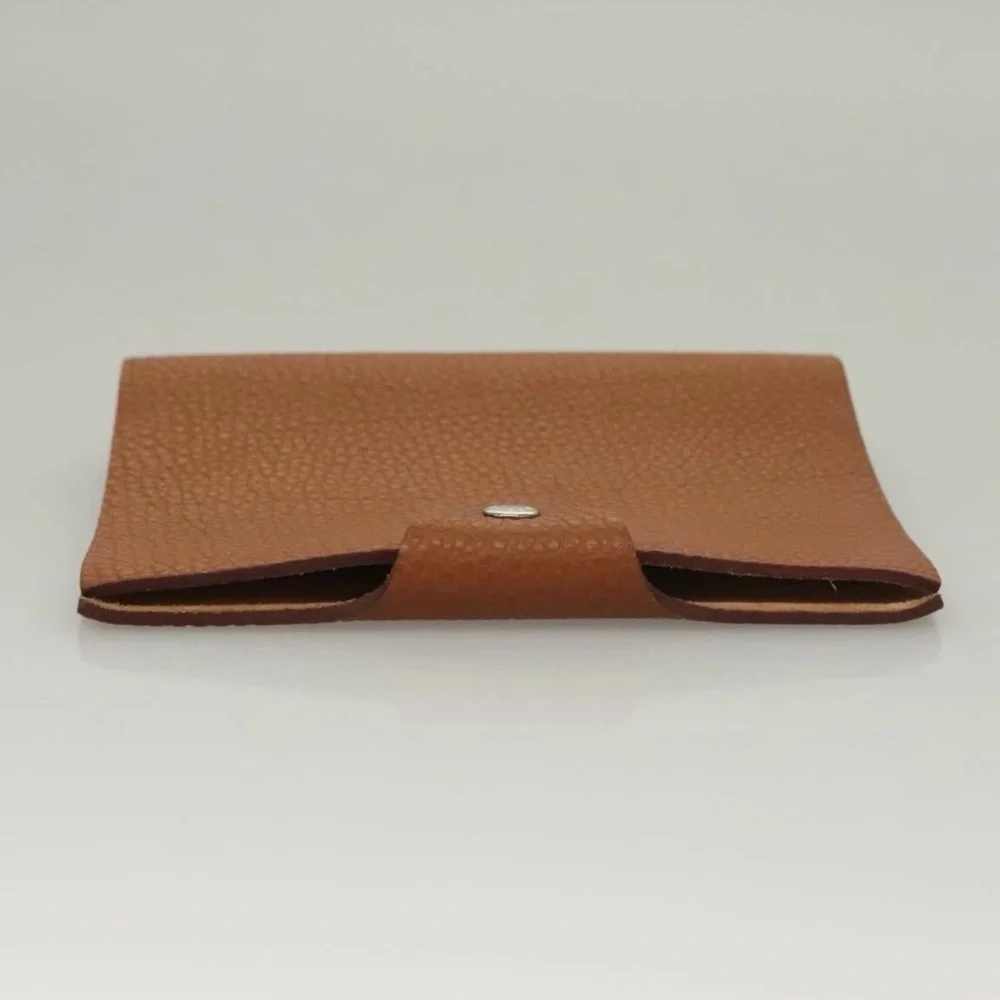 HERMES Yuris Planner Cover Togo Leather Brown with Notebook Authentic